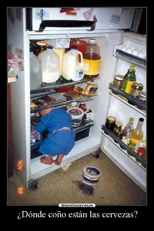 ¿Dónde coño están las cervezas? - 