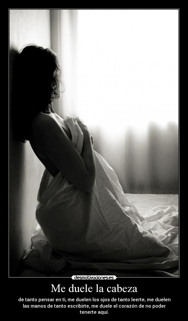 Me duele la cabeza -