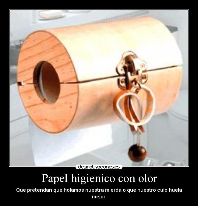 Papel higienico con olor - 