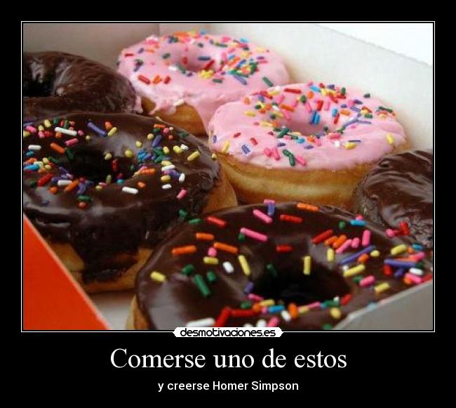 Comerse uno de estos - y creerse Homer Simpson