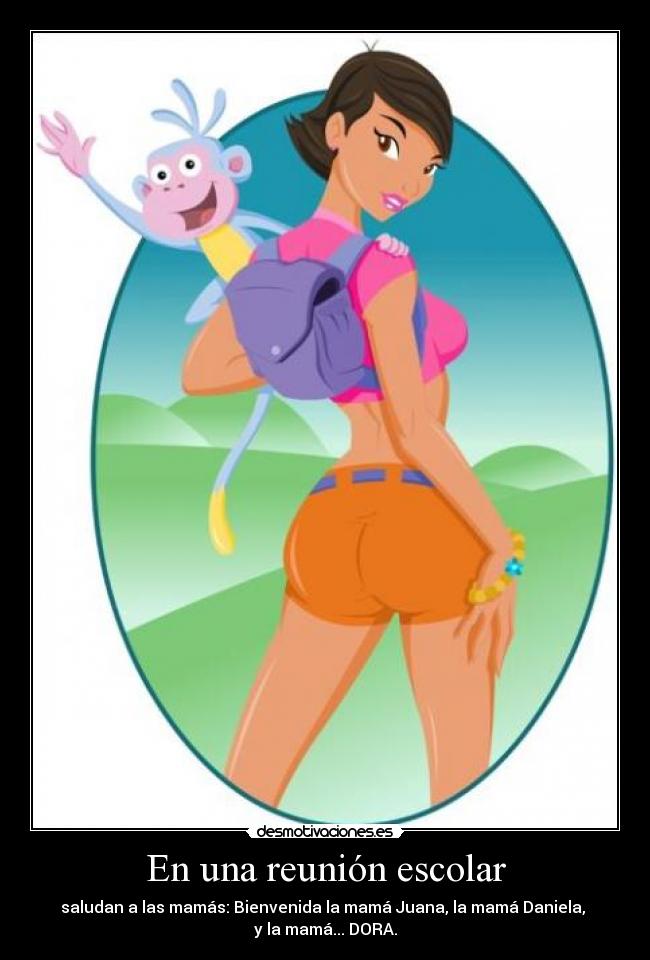 En una reunión escolar - 