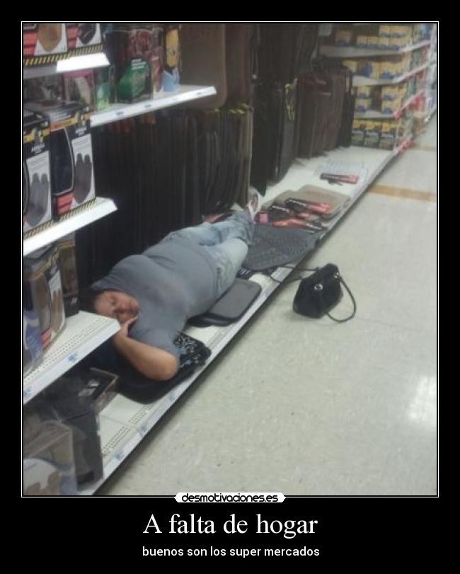 A falta de hogar -