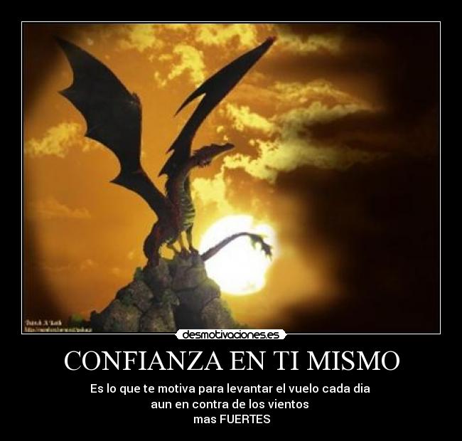 CONFIANZA EN TI MISMO -