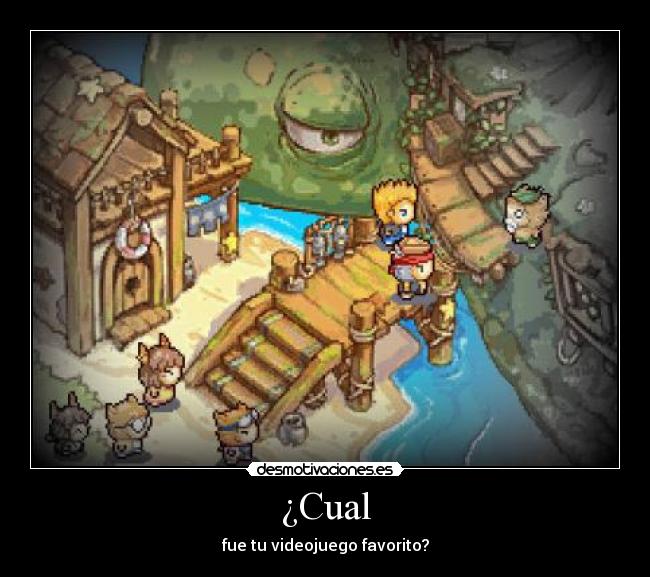 ¿Cual - fue tu videojuego favorito?