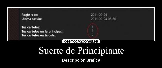 Suerte de Principiante -
