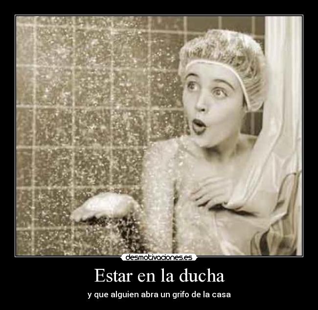 carteles estar ducha desmotivaciones