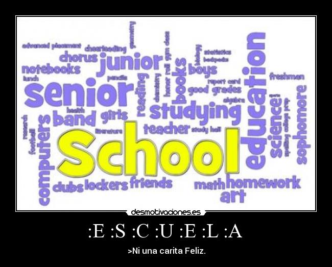 carteles escuela desmotivaciones