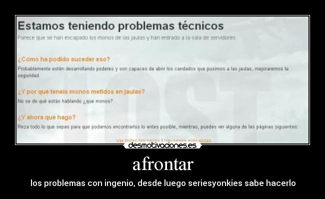 afrontar - 