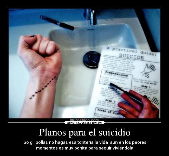 Planos para el suicidio - 