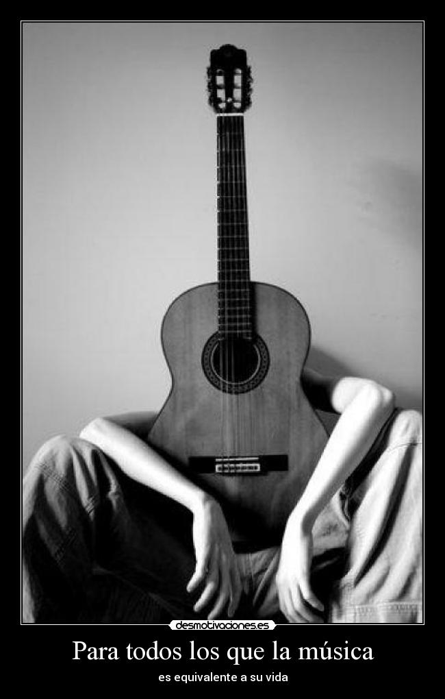 carteles musica vida musica desmotivaciones