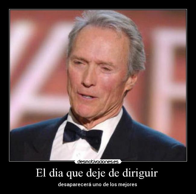 El dia que deje de diriguir - desaparecerá uno de los mejores