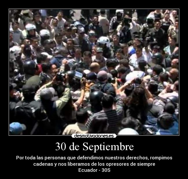 carteles ecuador 30s septiembre desmotivaciones