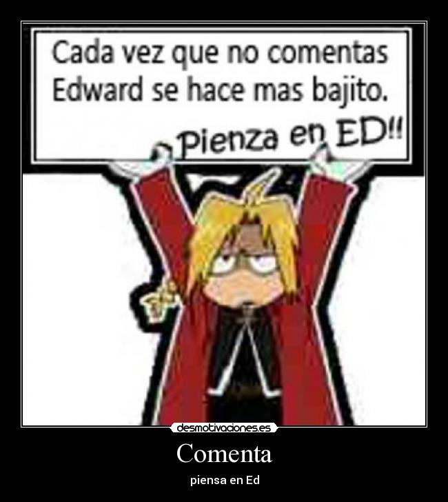 Comenta - piensa en Ed