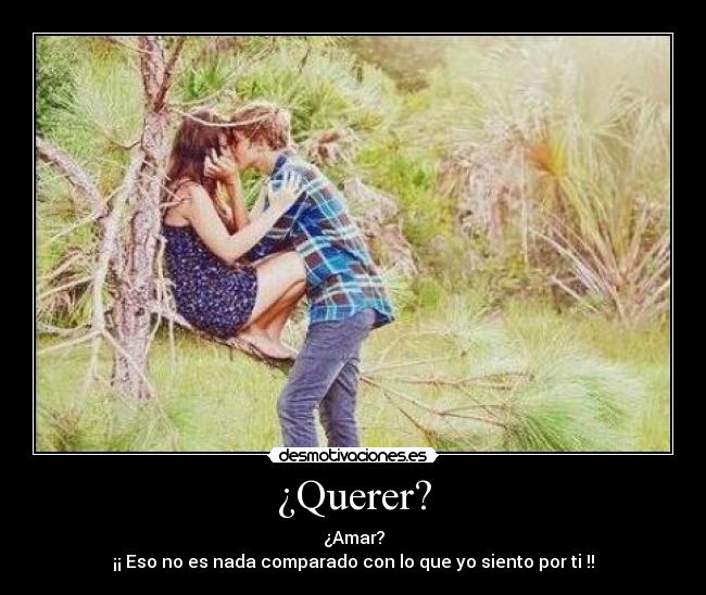 ¿Querer? - 