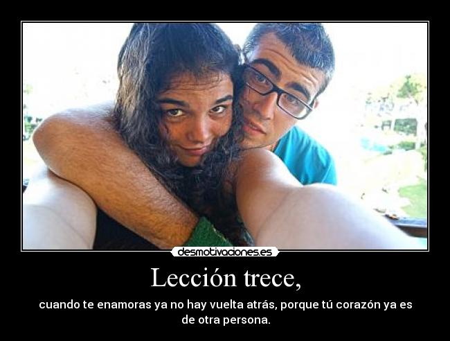 Lección trece, - 