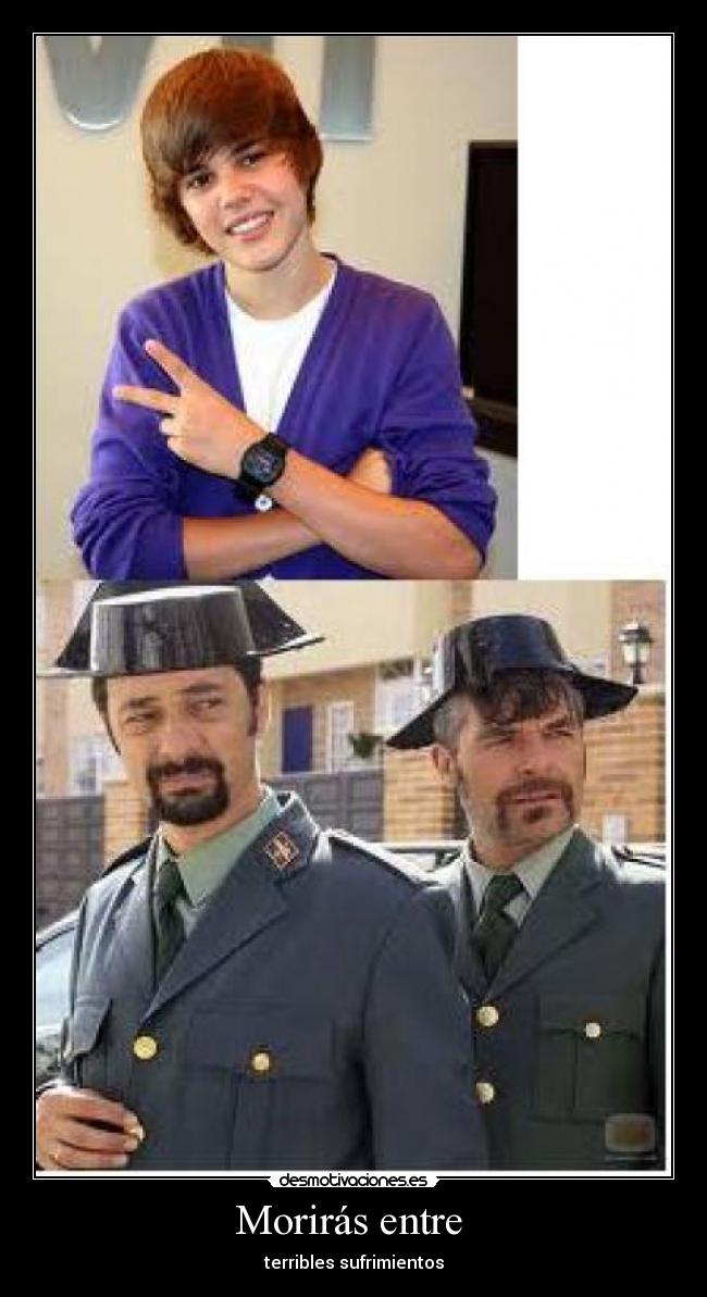 Morirás entre -