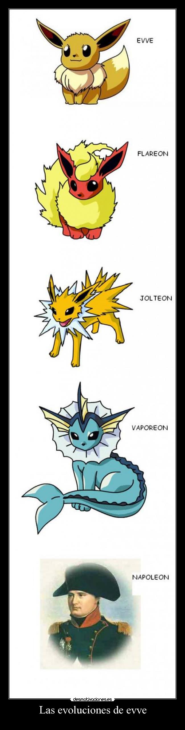 Las evoluciones de evve -