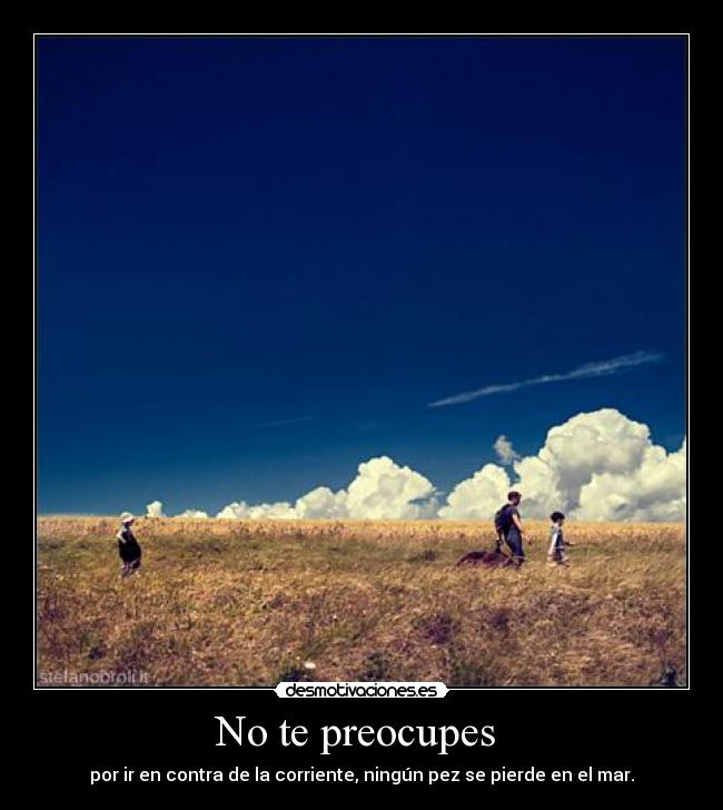 No te preocupes  - 