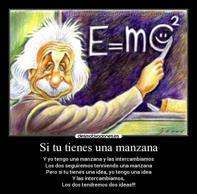 Si tu tienes una manzana - 