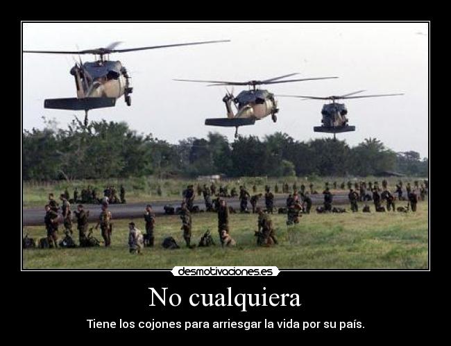 No cualquiera -