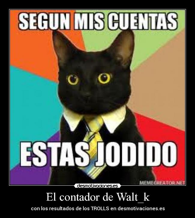 El contador de Walt_k - 