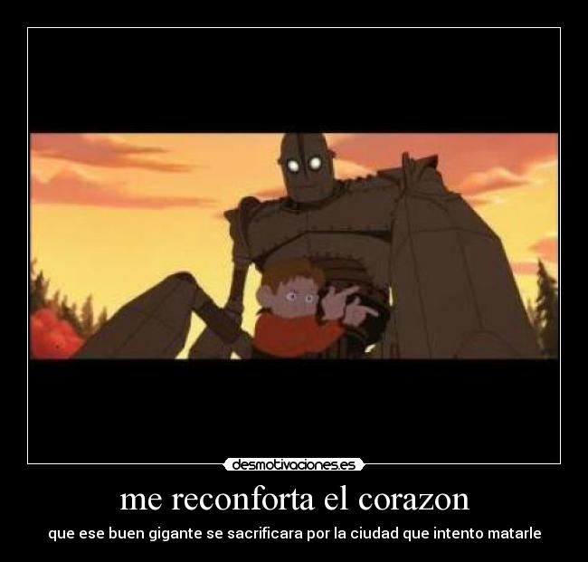 me reconforta el corazon -