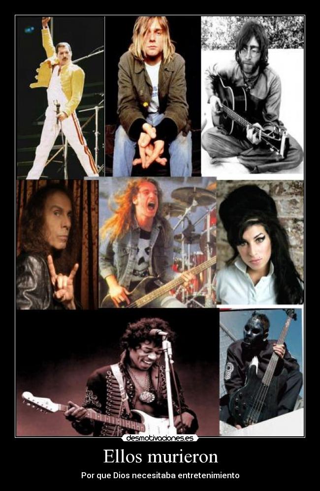 Ellos murieron - Por que Dios necesitaba entretenimiento