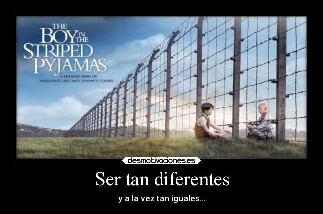 Ser tan diferentes -