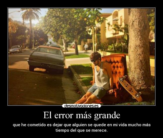 carteles peor error desmotivaciones