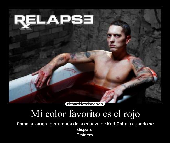 Mi color favorito es el rojo -