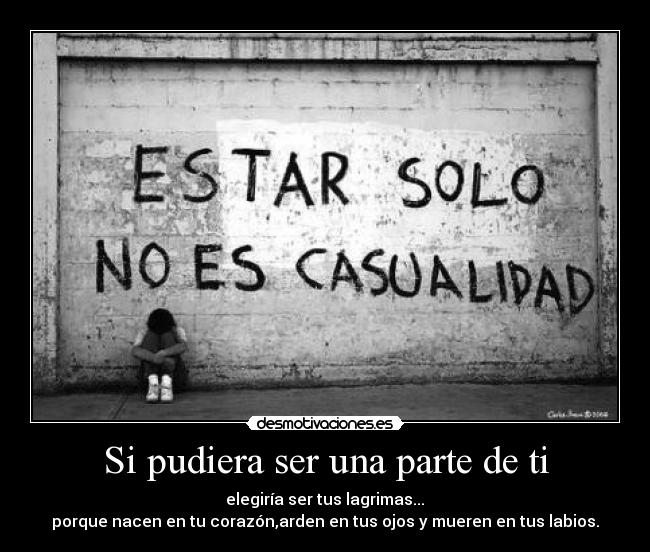 Si pudiera ser una parte de ti - 