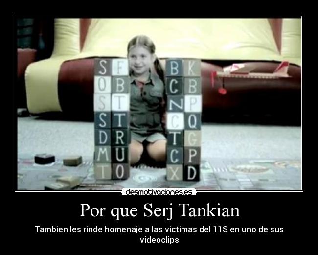 Por que Serj Tankian - Tambien les rinde homenaje a las victimas del 11S en uno de sus videoclips