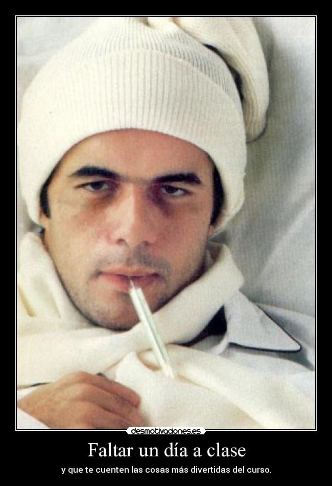 Faltar un día a clase -