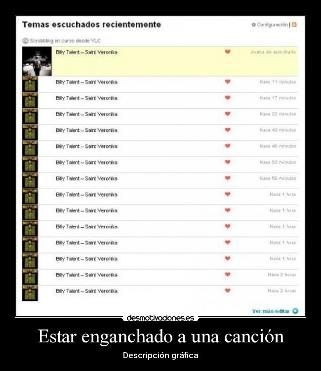 carteles enganchado cancion desmotivaciones