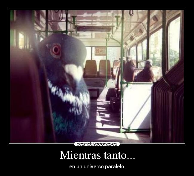 Mientras tanto... - en un universo paralelo.