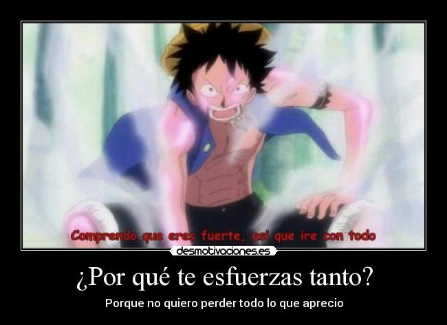 ¿Por qué te esfuerzas tanto? - 