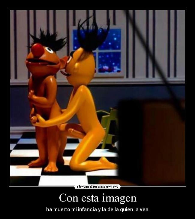 Con esta imagen - ha muerto mi infancia y la de la quien la vea.