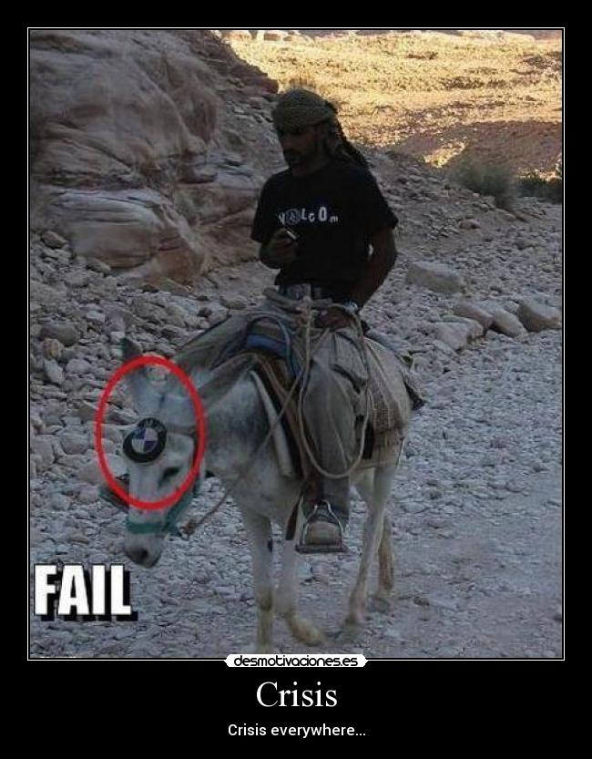 Crisis - Crisis everywhere...