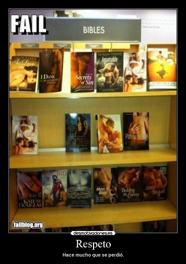 Respeto - Hace mucho que se perdió.