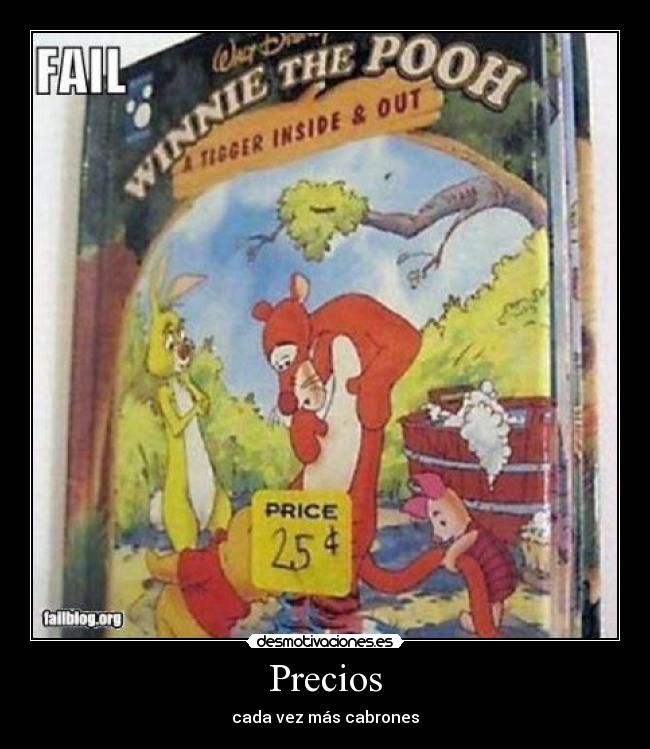 Precios - cada vez más cabrones