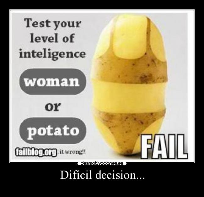Dificil decision... -