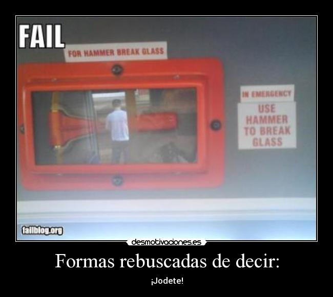 Formas rebuscadas de decir: - 