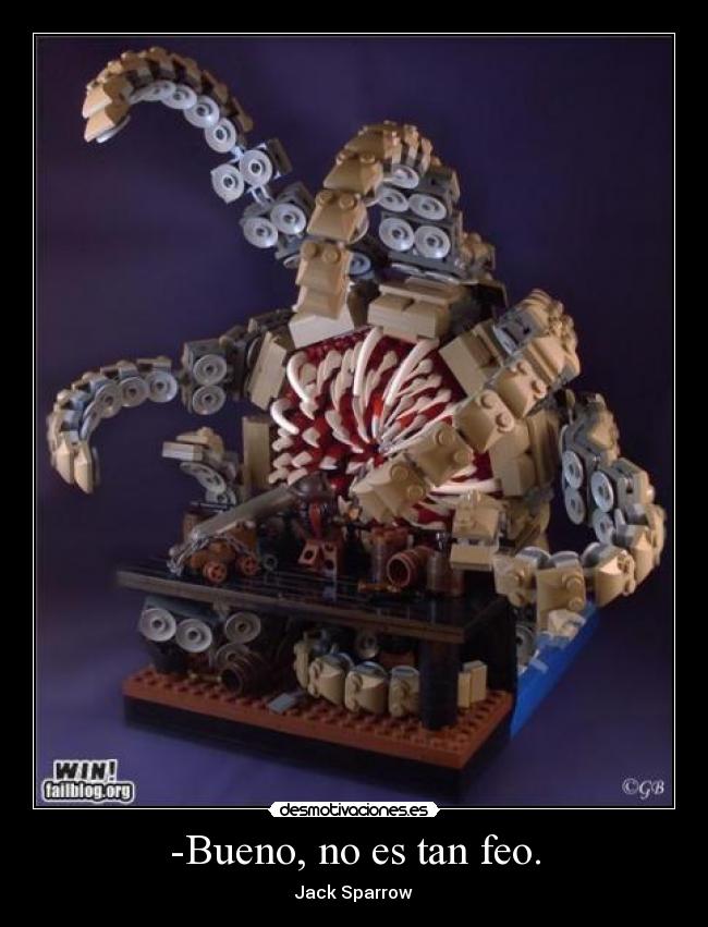 -Bueno, no es tan feo. - Jack Sparrow