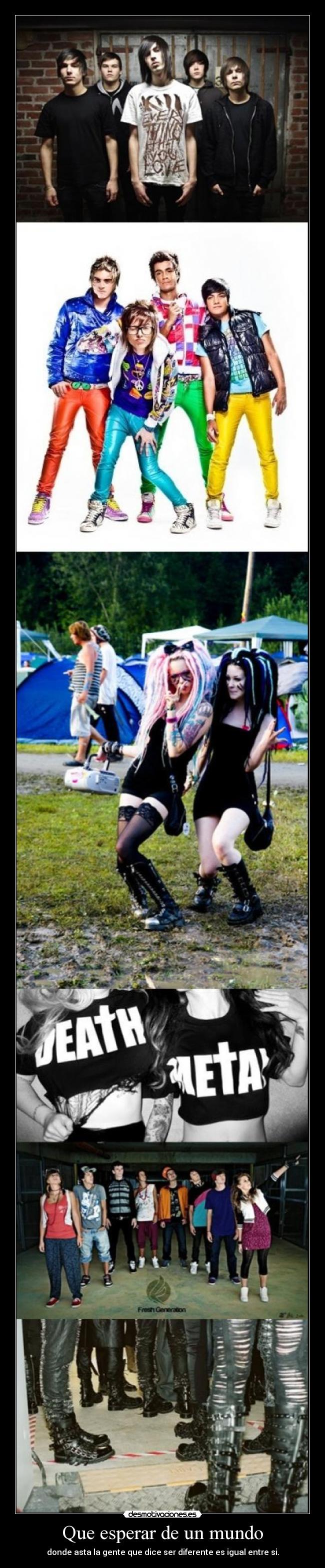 Que esperar de un mundo -