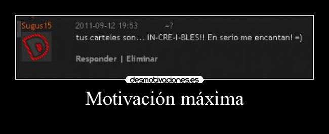 Motivación máxima - 