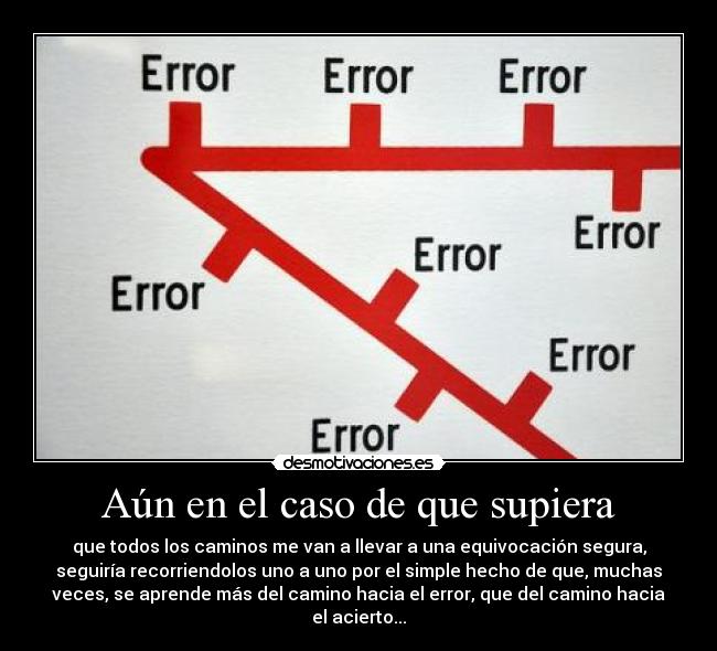 carteles errores desmotivaciones