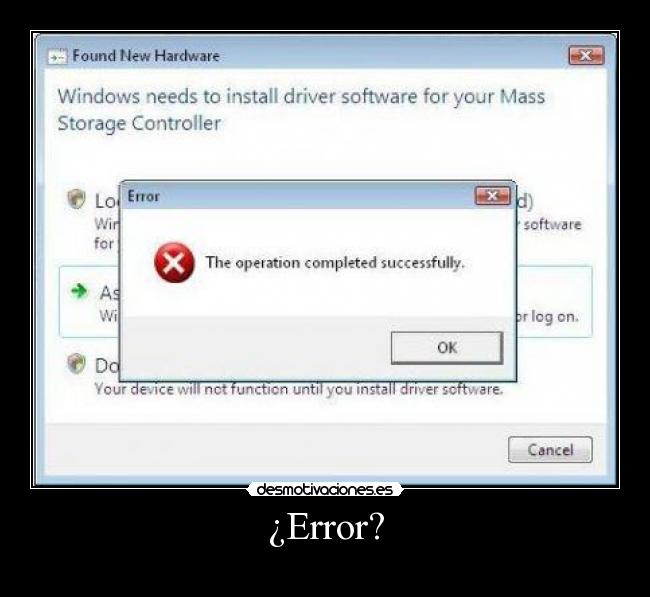 ¿Error? - 