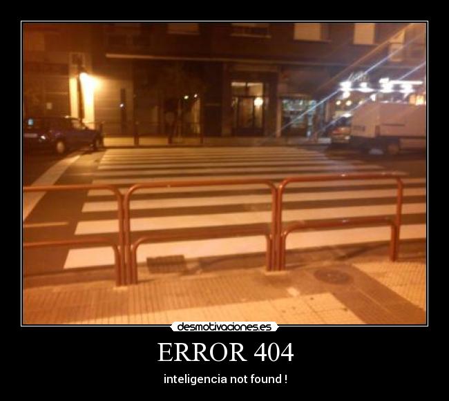 ERROR 404 - inteligencia not found !