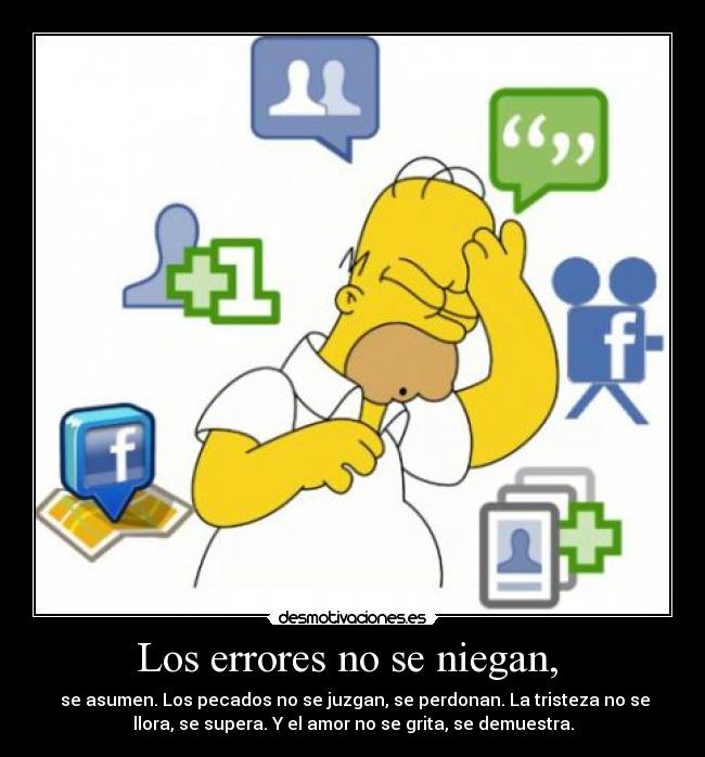 Los errores no se niegan,  - 