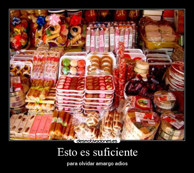 Esto es suficiente -